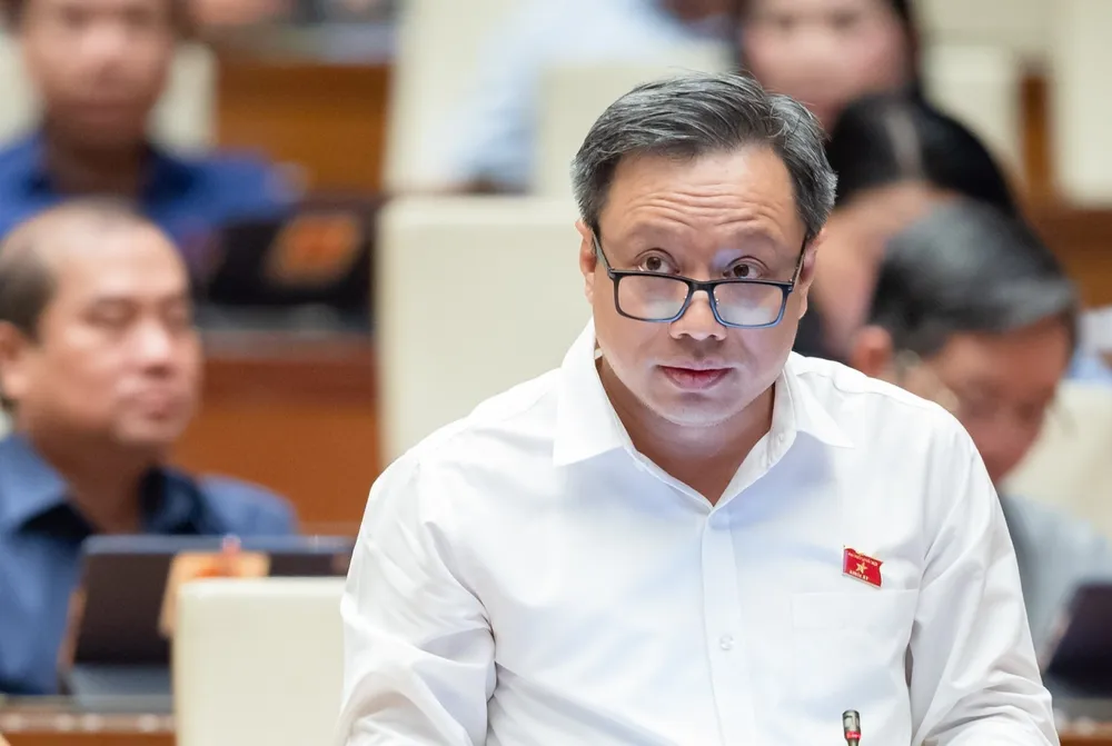 ĐB Nguyễn Trúc Anh (Hà Nội). Ảnh: QUANG PHÚC