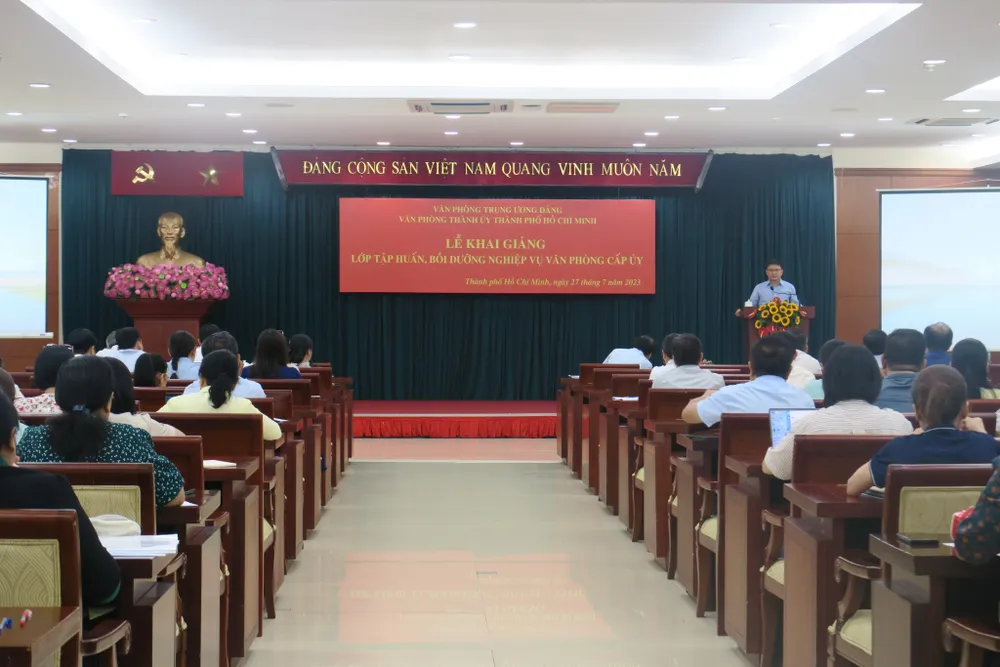 Lớp tập huấn, bồi dưỡng diễn ra từ ngày 27 đến ngày 29-7