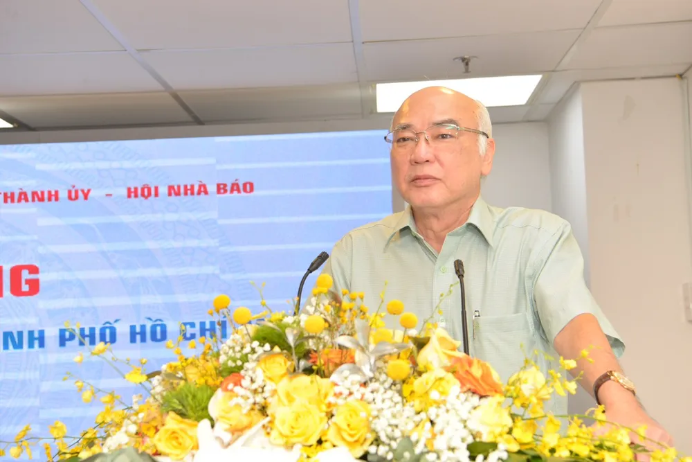 Trưởng Ban Tuyên giáo Thành ủy TPHCM Phan Nguyễn Như Khuê phát biểu. Ảnh: CAO THĂNG