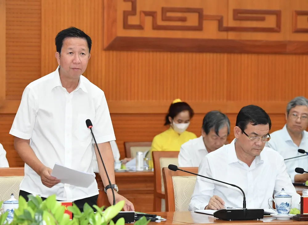 Phó trưởng Ban Tuyên giáo Thành ủy TPHCM Phạm Đức Hải phát biểu. Ảnh: VIỆT DŨNG