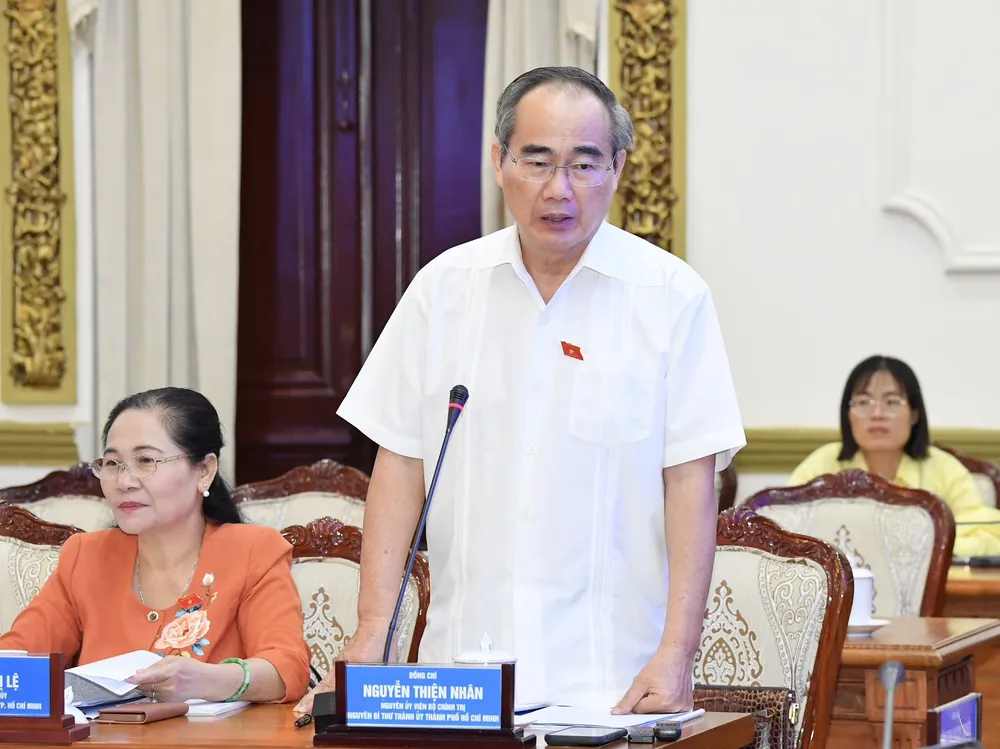 ĐBQH Nguyễn Thiện Nhân phát biểu. Ảnh: VIỆT DŨNG ĐBQH Nguyễn Thiện Nhân phát biểu. Ảnh: VIỆT DŨNG