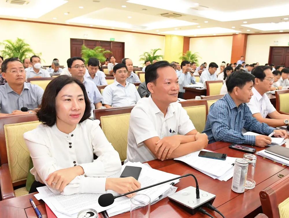 Đại biểu dự hội nghị. Ảnh: VIỆT DŨNG Đại biểu dự hội nghị. Ảnh: VIỆT DŨNG