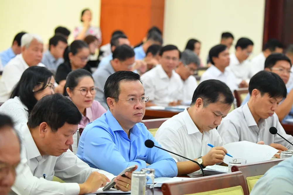 Đại biểu dự hội nghị. Ảnh: VIỆT DŨNG