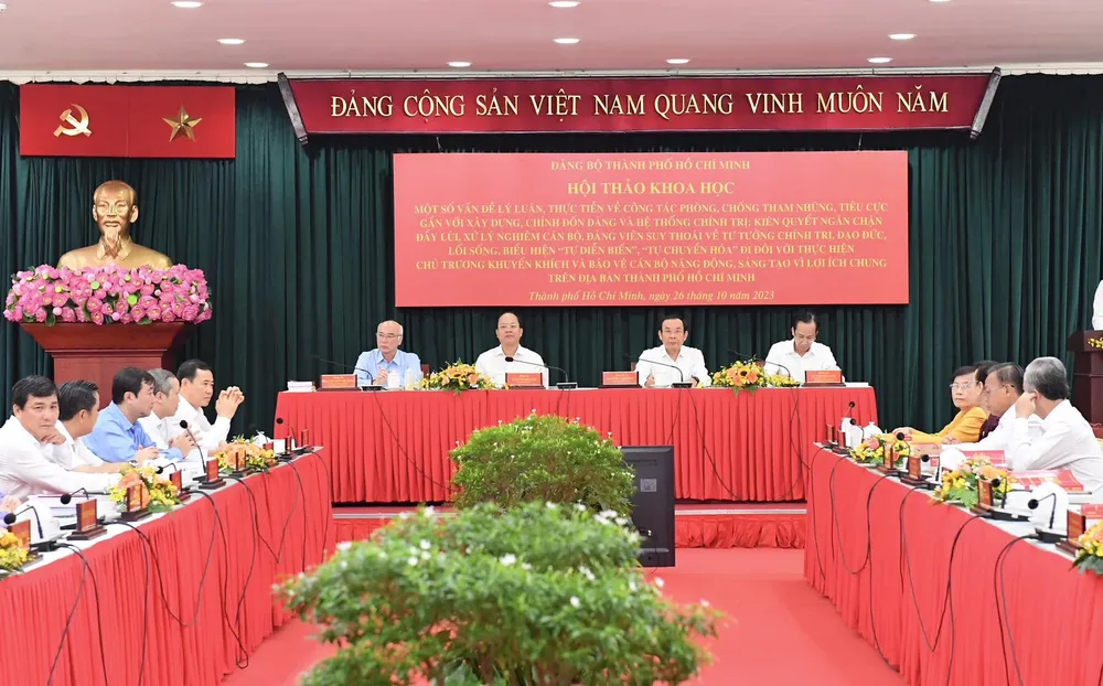 Quang cảnh hội thảo khoa học. Ảnh: VIỆT DŨNG