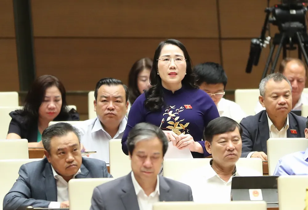 ĐB Nguyễn Thị Thủy. Ảnh: QUANG PHÚC