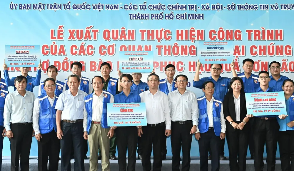 Media agencies in HCMC assist communities in recovering from the aftermath of Typhoon Yagi.