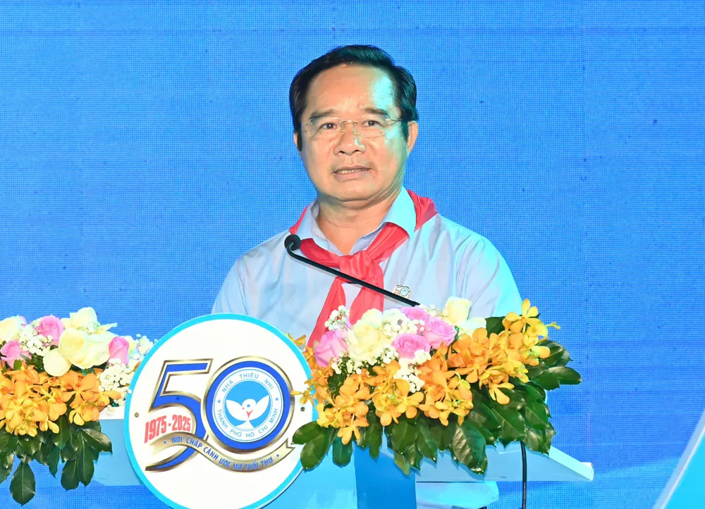 Chủ tịch UBND TPHCM Nguyễn Văn Được phát biểu