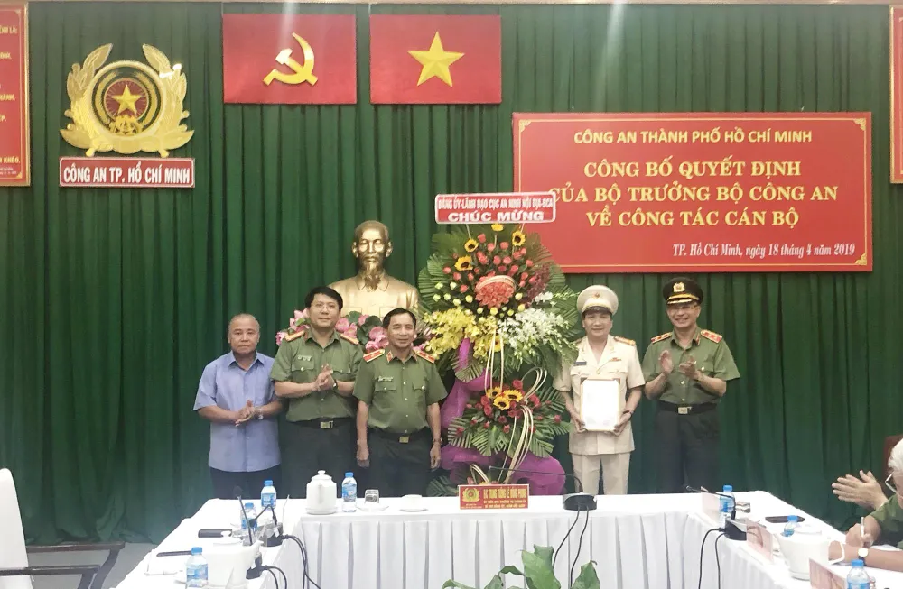 Đại tá Nguyễn Sỹ Quang được bổ nhiệm làm Phó Giám đốc Công an TPHCM ảnh 1