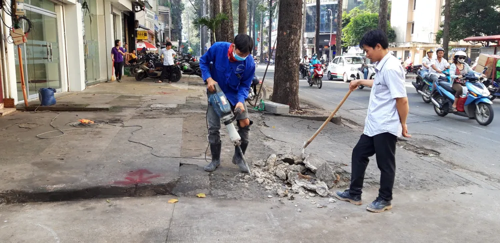 Xã hội hóa vỉa hè từ công tác dân vận ảnh 3