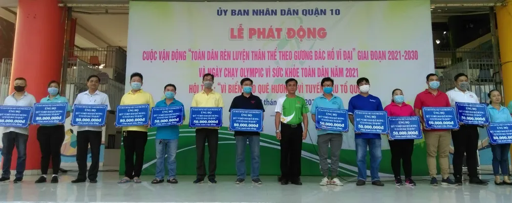 Quận 10 tổ chức Ngày chạy Olympic vì sức khỏe toàn dân năm 2021 ảnh 2