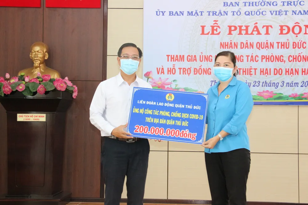 Đóng góp nhu yếu phẩm, vật dụng cho khu cách ly tại Đại học Quốc gia TPHCM ảnh 1