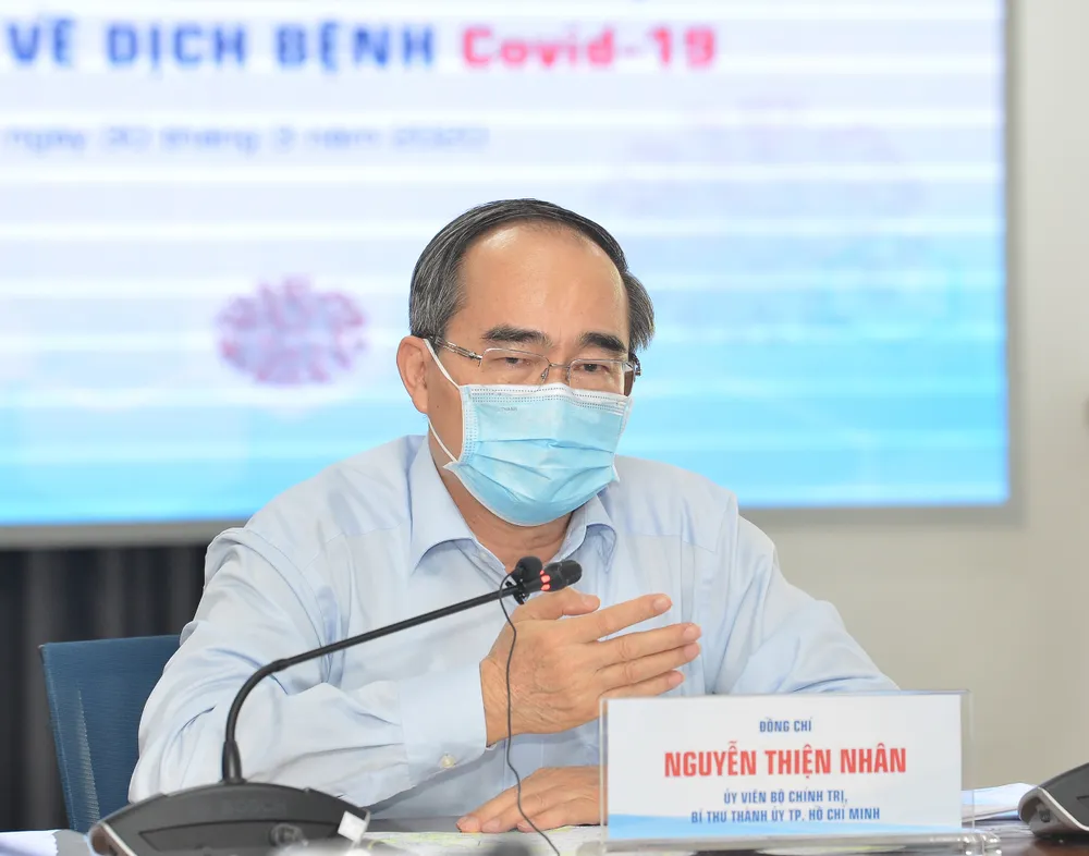 Bí thư Thành ủy TPHCM Nguyễn Thiện Nhân: Không để bệnh viện thành nơi lây lan dịch Covid-19 ảnh 1