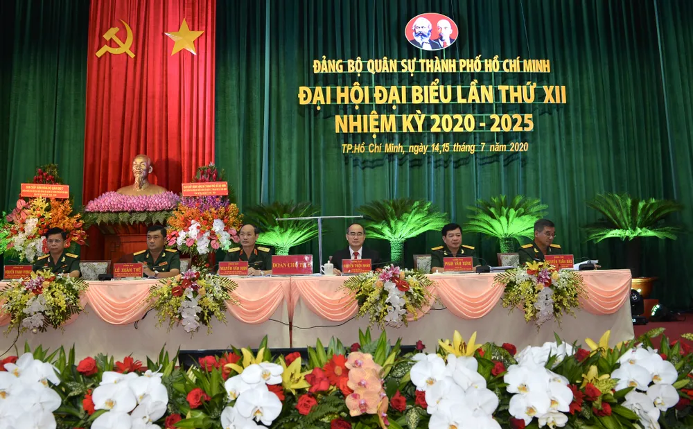 Bí thư Thành ủy TPHCM: Đề ra giải pháp đột phá xây dựng Đảng bộ Quân sự TPHCM vững mạnh, trong sạch ảnh 1