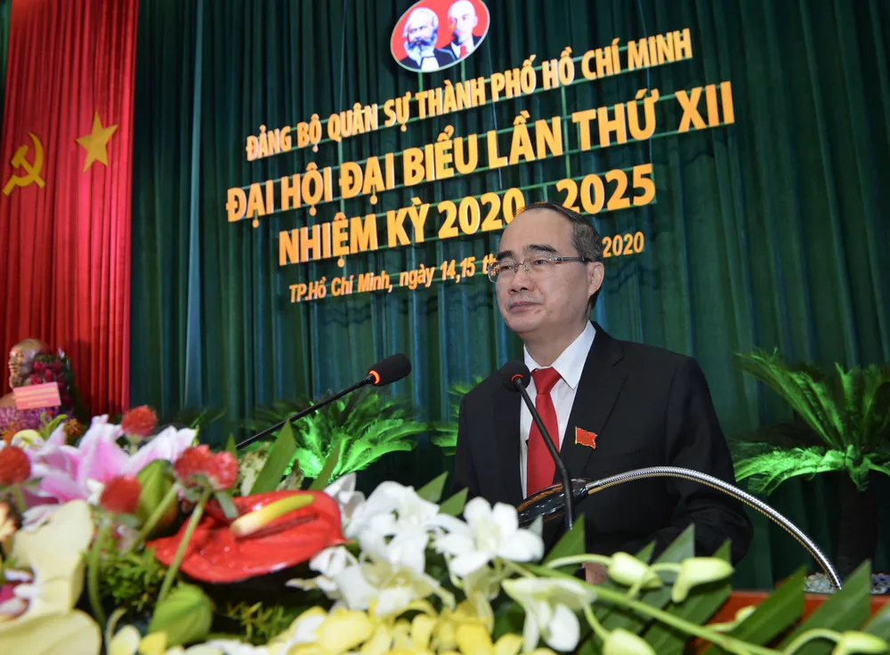 Bí thư Thành ủy TPHCM: Đề ra giải pháp đột phá xây dựng Đảng bộ Quân sự TPHCM vững mạnh, trong sạch ảnh 2