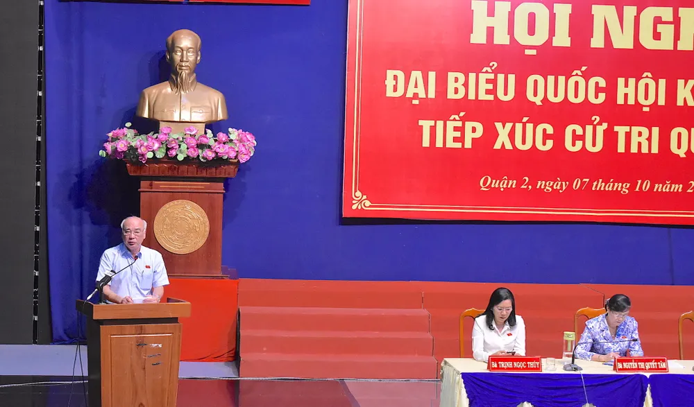 Cử tri nêu băn khoăn về tên Thành phố Thủ Đức sau khi sáp nhập 3 quận ảnh 2