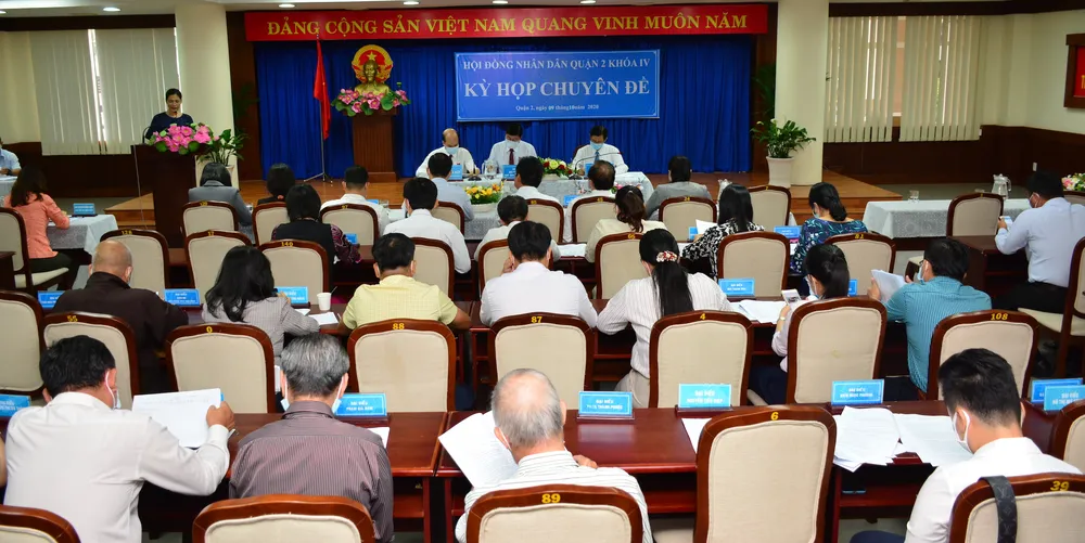 HĐND quận 2 thông qua nghị quyết sáp nhập 3 quận thành Thành phố Thủ Đức ảnh 1