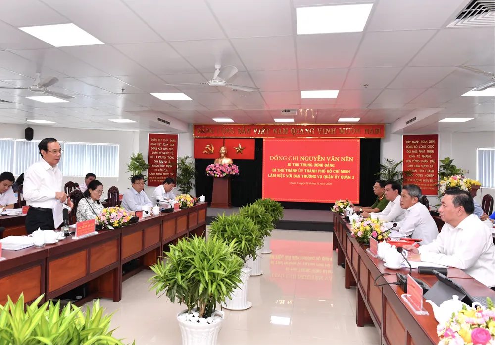 Bí thư Thành ủy TPHCM Nguyễn Văn Nên: Việc liên quan đến người dân phải bàn với dân ảnh 1