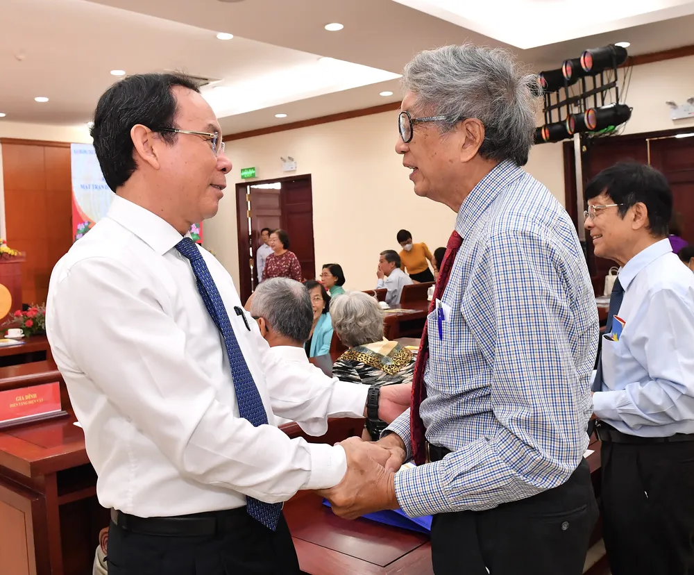 Họp mặt truyền thống kỷ niệm 60 năm Ngày thành lập Mặt trận Dân tộc giải phóng miền Nam Việt Nam ảnh 2