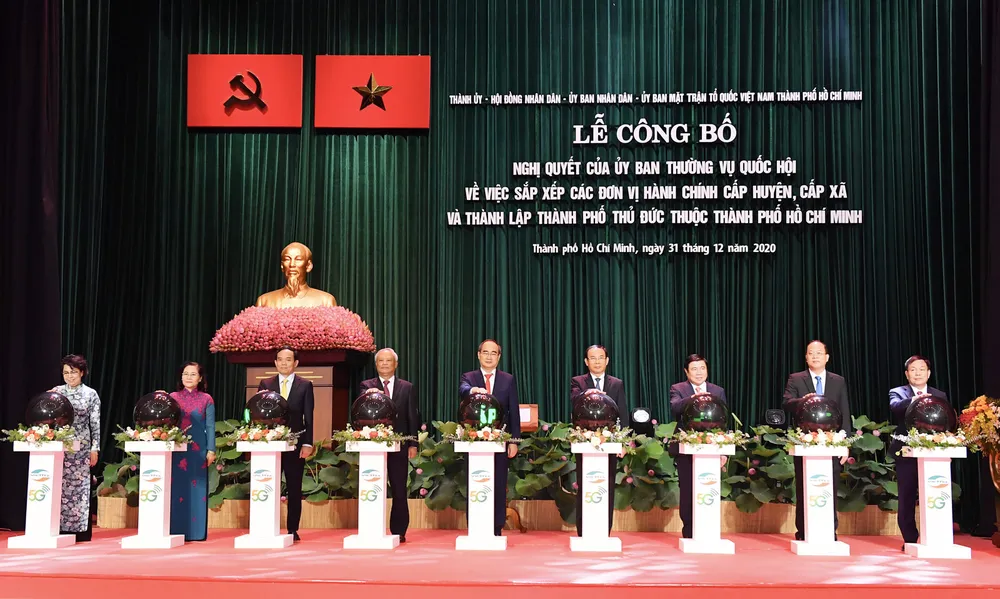 Bí thư Thành ủy TPHCM Nguyễn Văn Nên: Công bố TP Thủ Đức ra đời - Thời khắc lịch sử ảnh 4