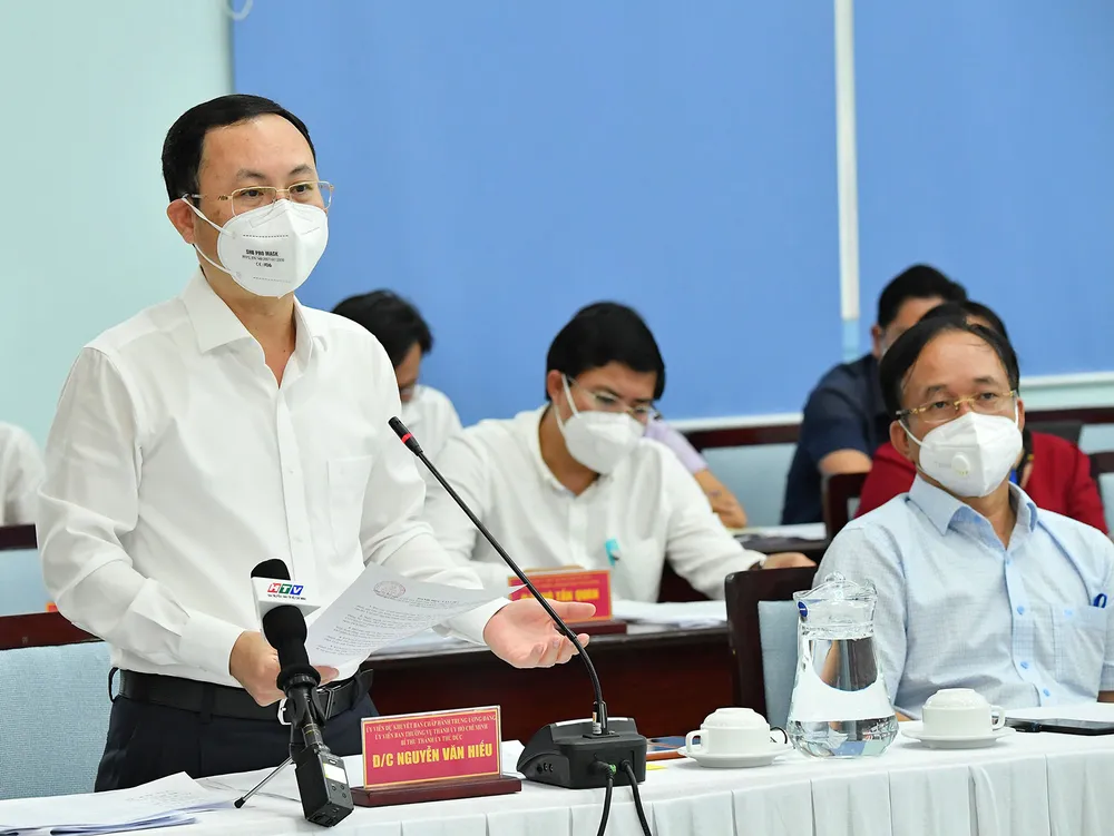 Bí thư Thành ủy TPHCM Nguyễn Văn Nên: TP Thủ Đức cơ bản kiểm soát được dịch bệnh ảnh 2