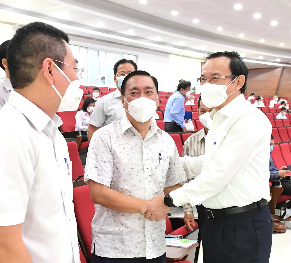 Bí thư Thành ủy TPHCM Nguyễn Văn Nên: Dẹp lo lắng vô cớ, thực hiện nhiệm vụ giai đoạn tới với tâm thế mới ảnh 3