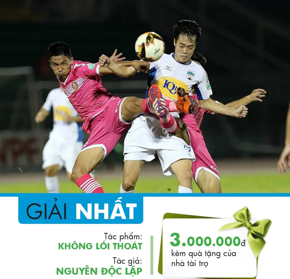 Trao giải cuộc thi ảnh “Sắc màu Nuti Cafe V-League 2018” ảnh 1