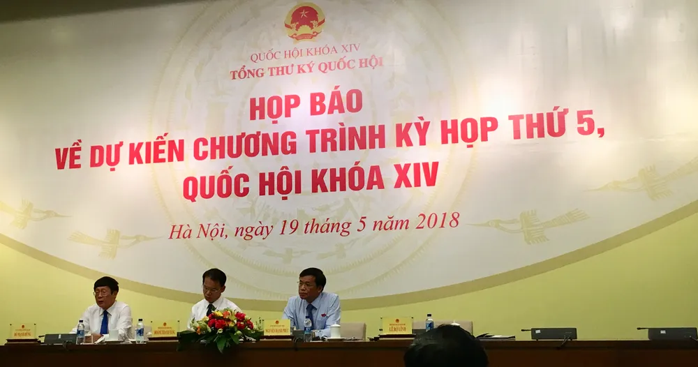 Quang cảnh buổi họp báo 