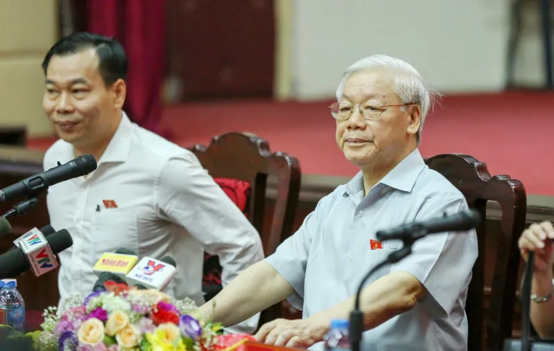 Tổng Bí thư: Mong cử tri hết sức tỉnh táo, tin tưởng sự lãnh đạo của Đảng, Nhà nước, Chính phủ ảnh 2