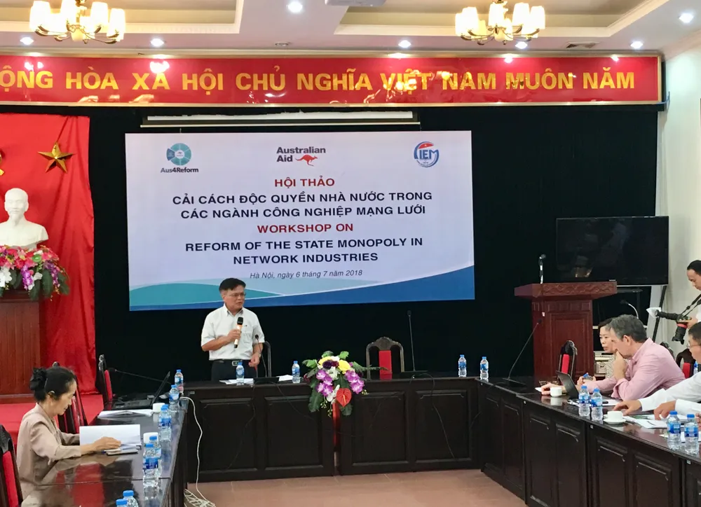 TS Nguyễn Đình Cung, Viện trưởng CIEM phát biểu khai mạc Hội thảo