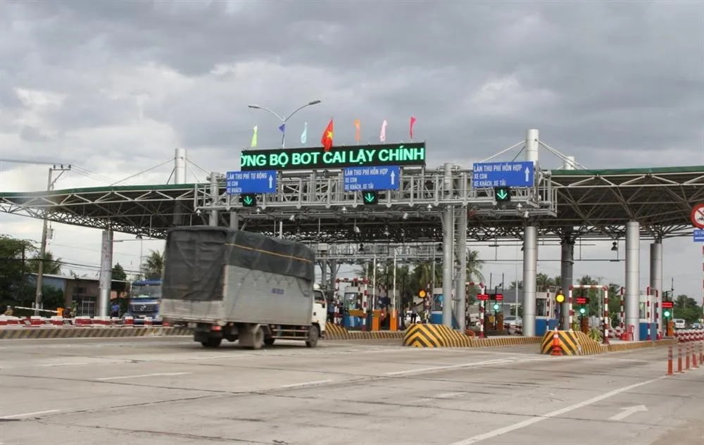 Trạm thu phí BOT Cai Lậy - Tiền Giang là một trong những trạm thu phí nhiều vướng mắc 