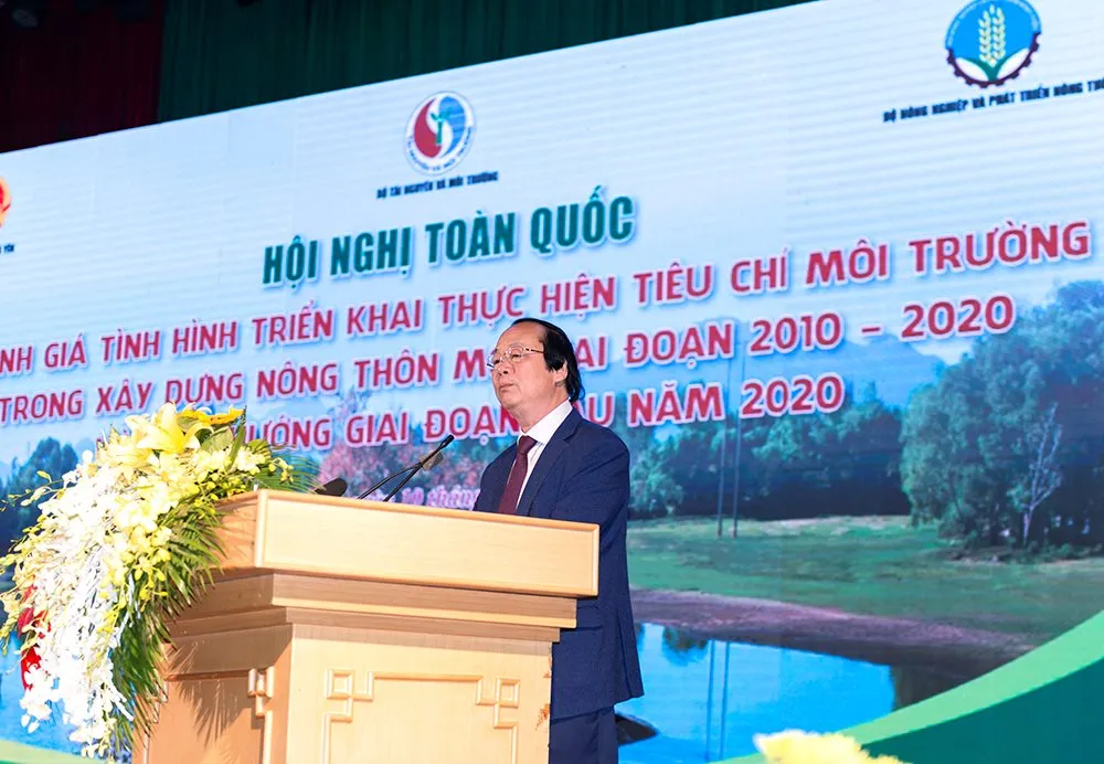 Thứ trưởng Bộ Tài nguyên và Môi trường Võ Tuấn Nhân phát biểu khai mạc Hội nghị