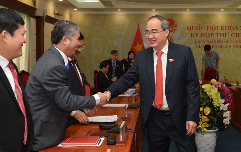 Khai mạc trọng thể kỳ họp thứ 9 tại Nhà Quốc hội và 63 điểm cầu truyền hình trên toàn quốc ảnh 6