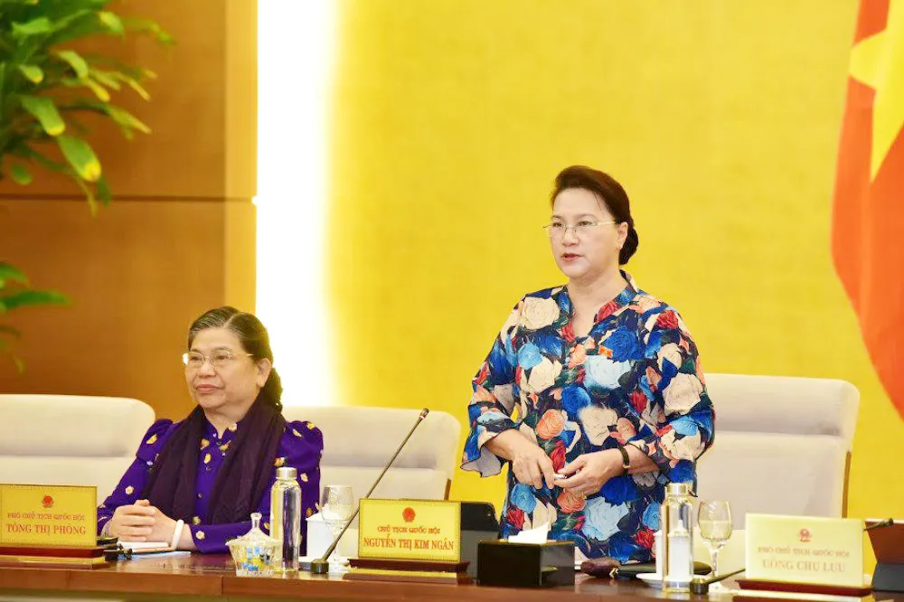 Ủy ban Thường vụ Quốc hội bế mạc phiên họp thứ 46  ảnh 1