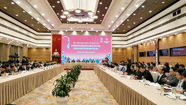 Hội thảo khoa học “Tư tưởng Hồ Chí Minh về Nhà nước và pháp luật: Giá trị và thực tiễn vận dụng ở Việt Nam” ảnh 1
