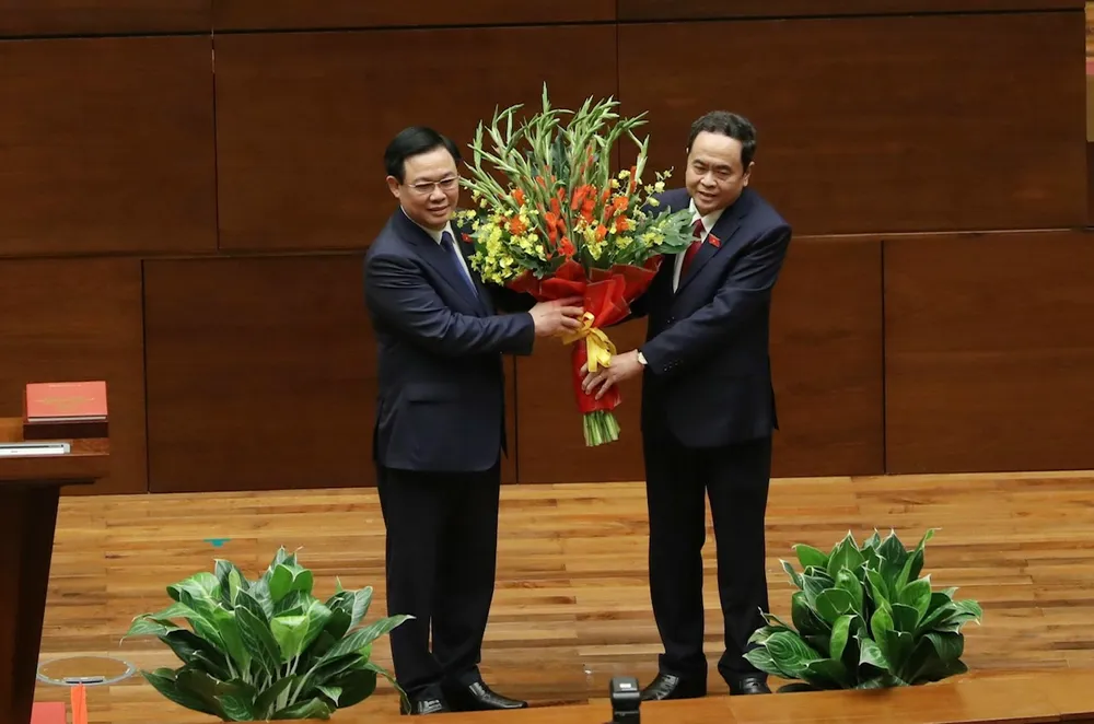 Chủ tịch Quốc hội khóa XV Vương Đình Huệ tuyên thệ nhậm chức ảnh 3