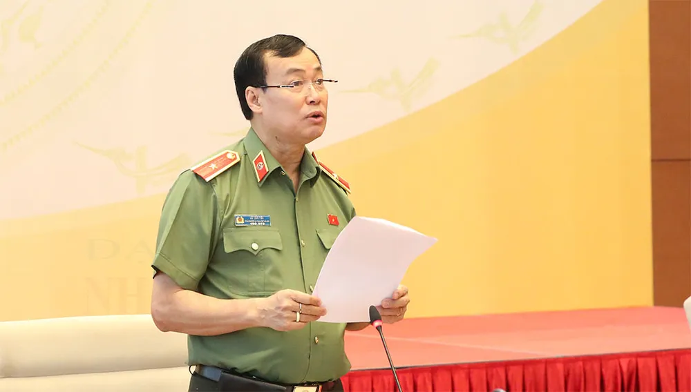 Thẩm tra Luật Cảnh sát cơ động. ảnh 1