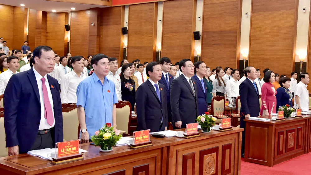 Chủ tịch Quốc hội Vương Đình Huệ: “Hoạt động của HĐND phải kiểm chứng việc tuân thủ pháp luật" ảnh 1