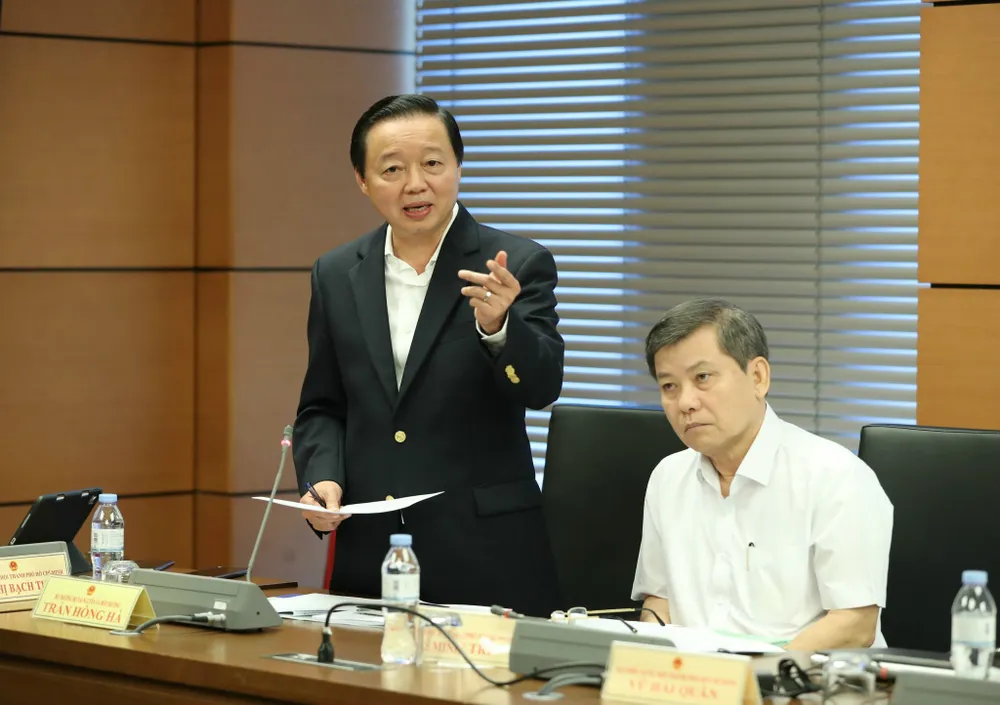 Bộ trưởng Bộ TN-MT Trần Hồng Hà: Phải có quy hoạch 1/500 mới được phân lô bán nền ảnh 2