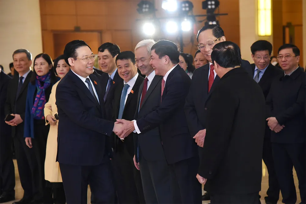 Chủ tịch Quốc hội và các đại biểu dự gặp mặt Chủ tịch Quốc hội và các đại biểu dự gặp mặt