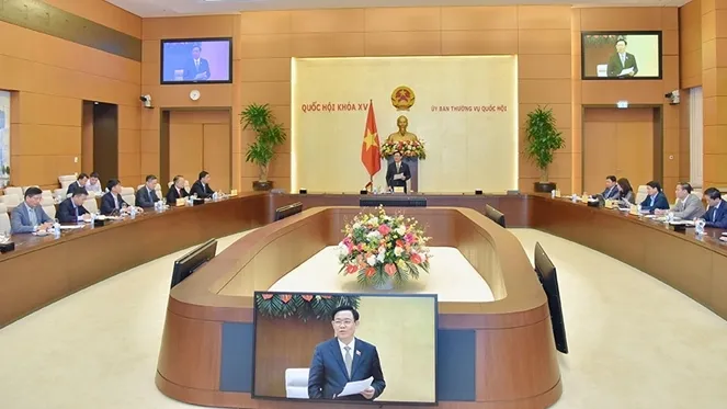 Quang cảnh buổi tiếp 