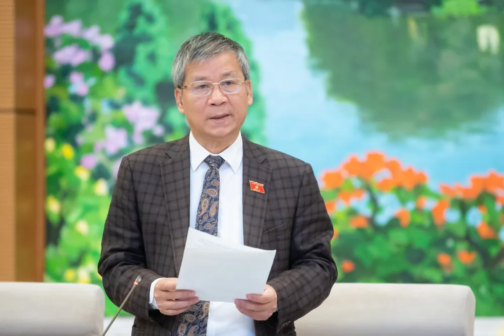 ĐB Nguyễn Anh Trí (Hà Nội) trình bày về Luật Bản dạng giới