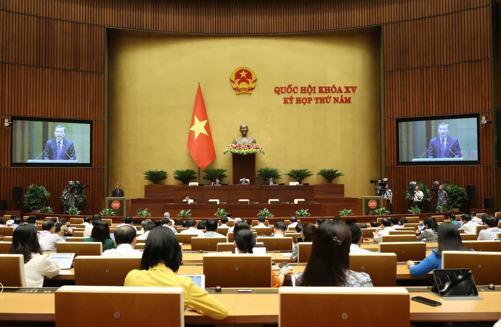 Quang cảnh phiên họp chiều 20-6 của Quốc hội Quang cảnh phiên họp chiều 20-6 của Quốc hội