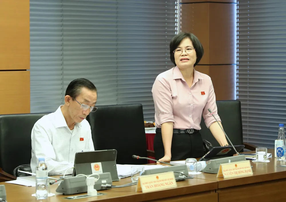 ĐB Nguyễn Thị Hồng Hạnh (TPHCM). Ảnh: QUANG PHÚC