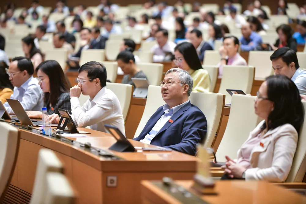 Đại biểu dự họp. Ảnh: VIẾT CHUNG