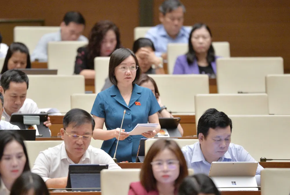 ĐB Thái Thị An Chung (Nghệ An). Ảnh: QUANG PHÚC