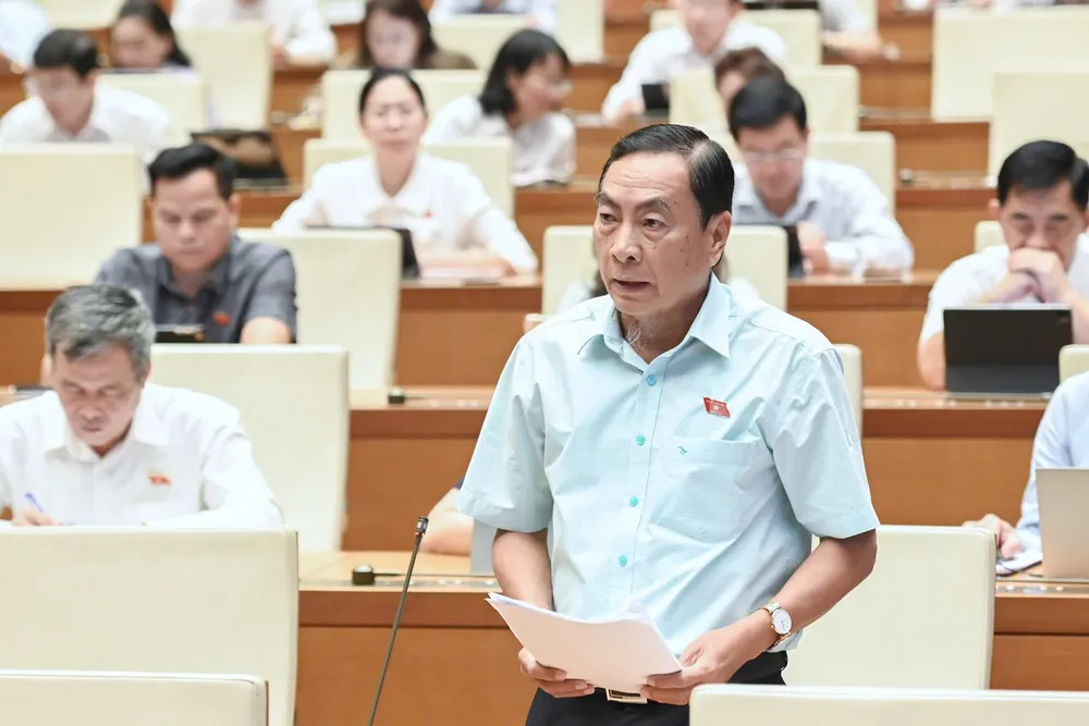 ĐB Phạm Văn Hoà (Đồng Tháp). Ảnh: VIẾT CHUNG