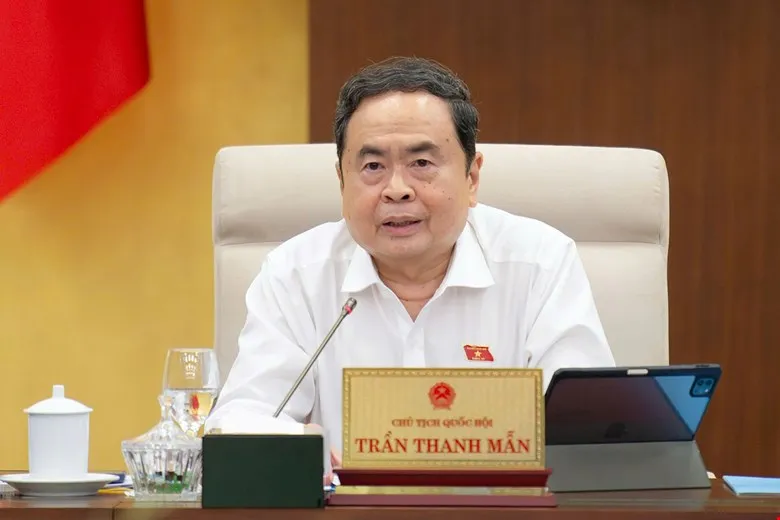 Chủ tịch Quốc hội Trần Thanh Mẫn đề nghị tập trung đánh giá sâu hơn về phòng chống tham nhũng, tiêu cực trong công tác lập pháp