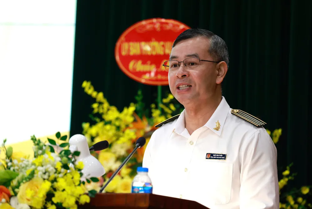 Tổng Kiểm toán nhà nước Ngô Văn Tuấn phát biểu khai mạc đại hội