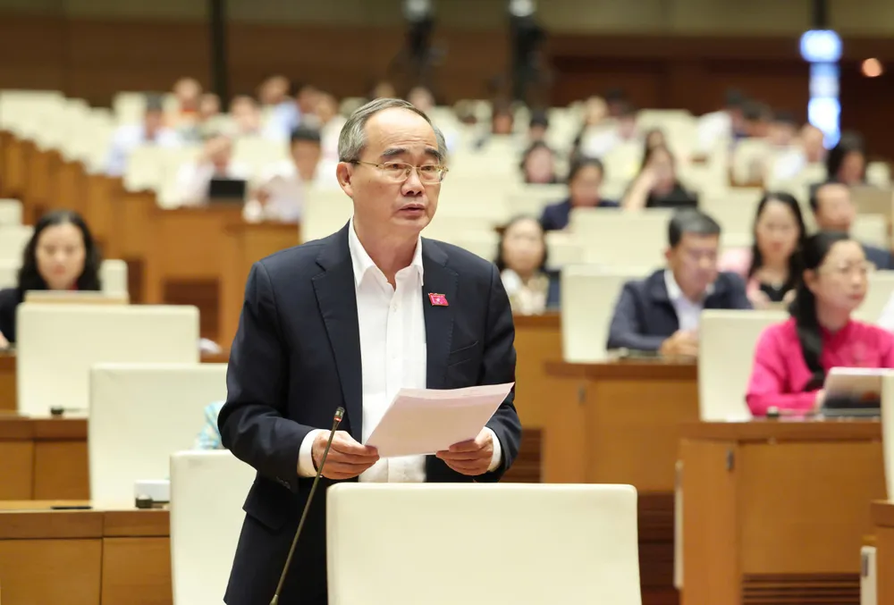 ĐB Nguyễn Thiện Nhân, nguyên Bí thư Thành ủy TPHCM. Ảnh: QUANG PHÚC