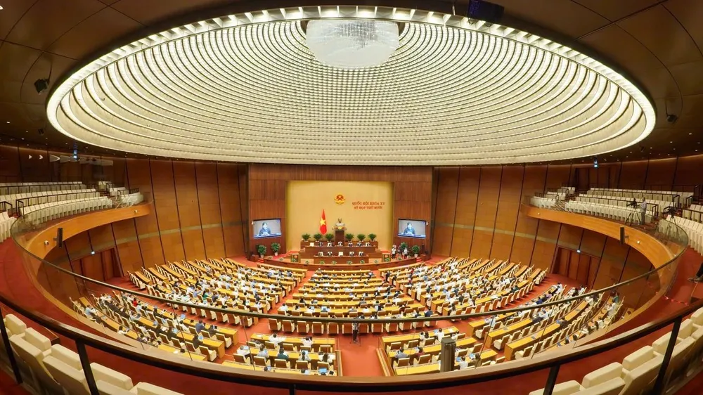 Quang cảnh một phiên họp của Quốc hội khóa XV. Ảnh minh họa